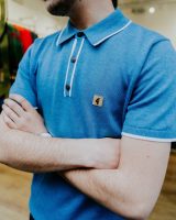 Gabicci Lineker Polo - Aqua Blue 1